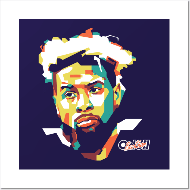 Odell Beckham WPAP Style Wall Art by pentaShop